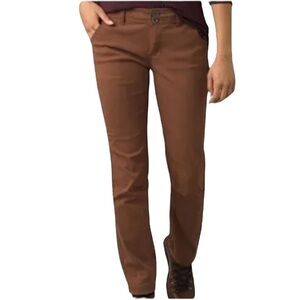 PrAna Halle Brown hiking pant convertible Nylon size 12